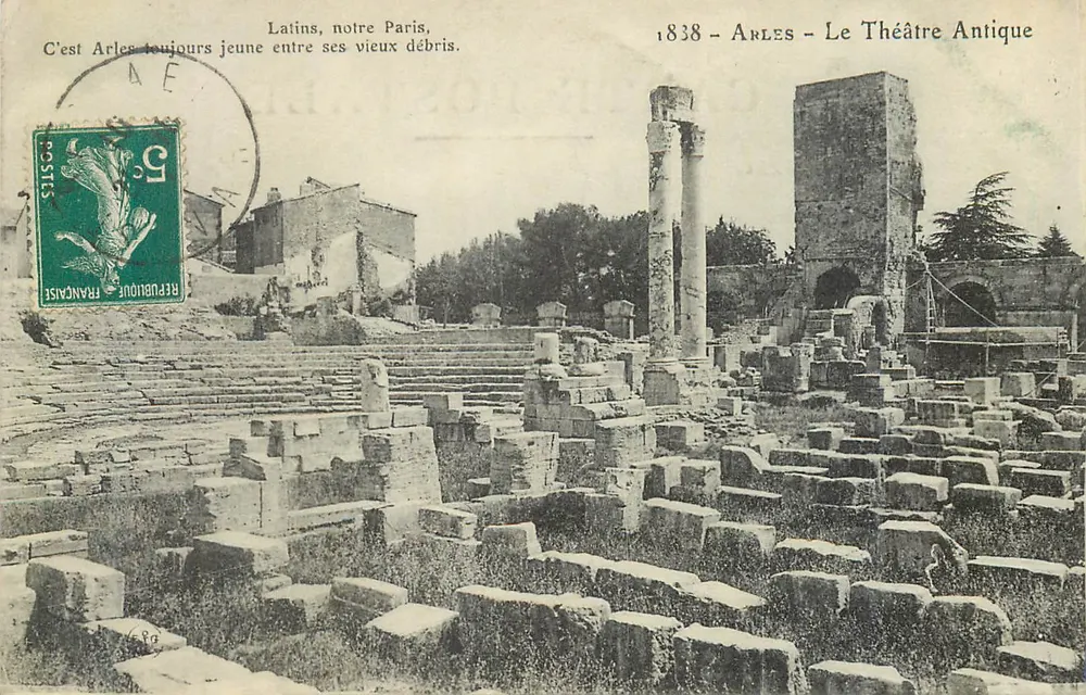 Arles - O Teatro Antigo — 1838 — Editor não identificado - Frente