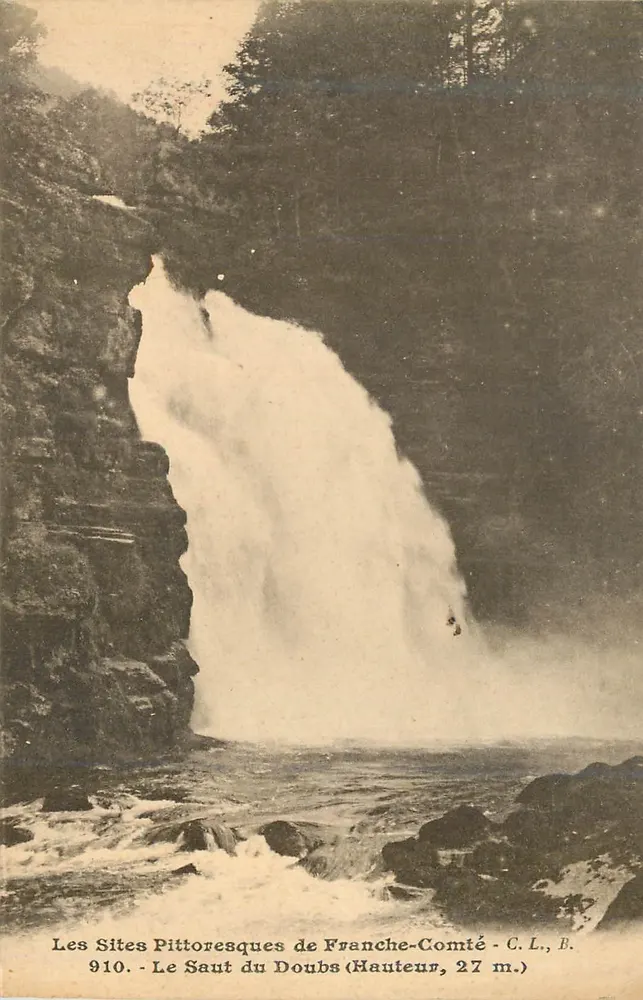 Der Saut du Doubs — Franche-Comté — C.L., E. — n° 910 - Vorderseite
