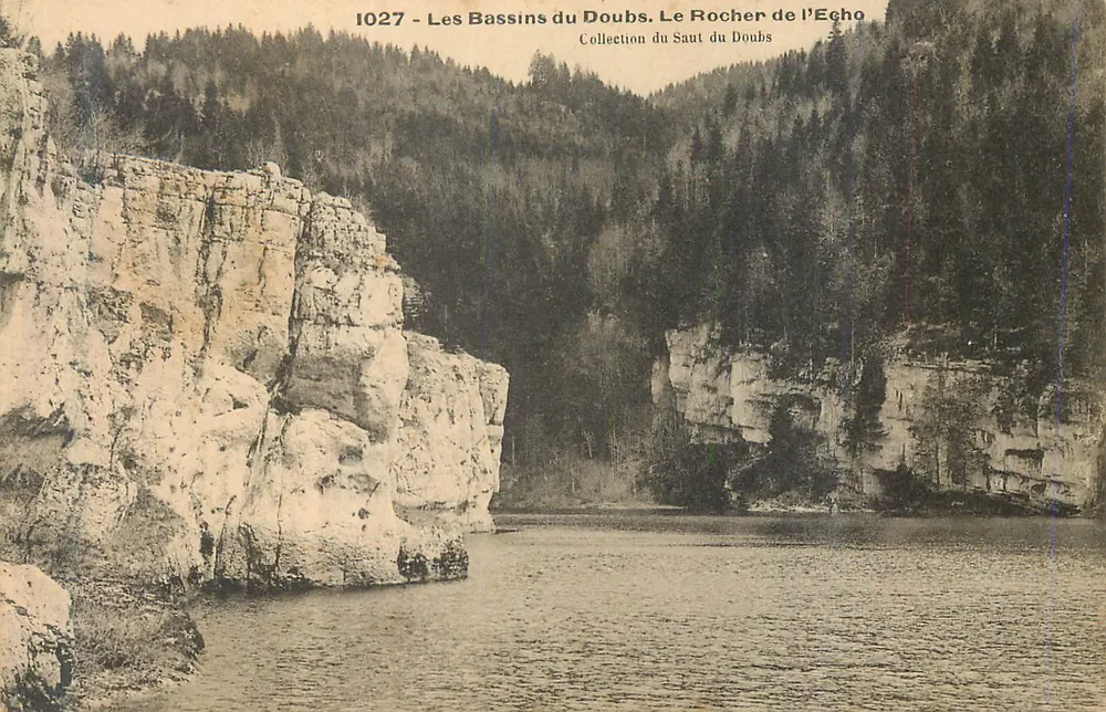 Die Bassins du Doubs — Der Rocher de l'Echo — Sammlung des Saut du Doubs - Vorderseite