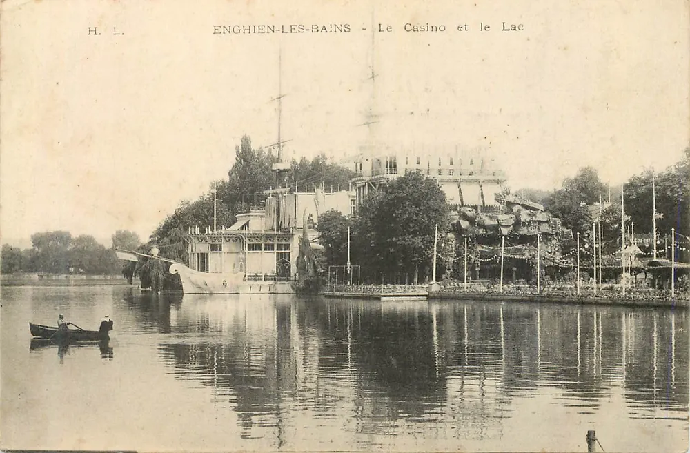 Enghien-les-Bains — Das Casino und der See — H. L. - Vorderseite