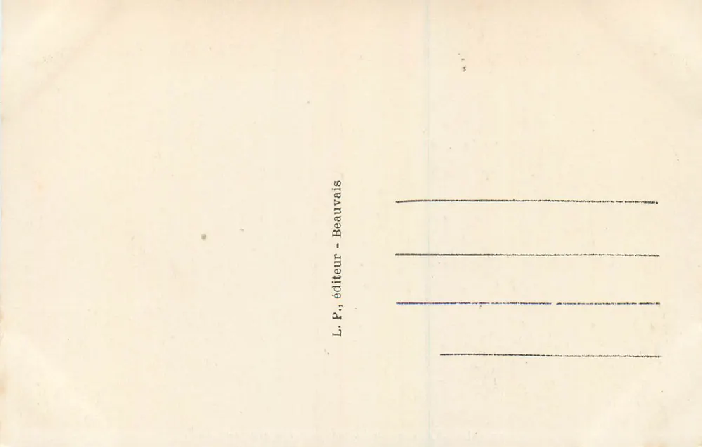 Beauvais — A Catedral — Vista geral — L.P. - Verso