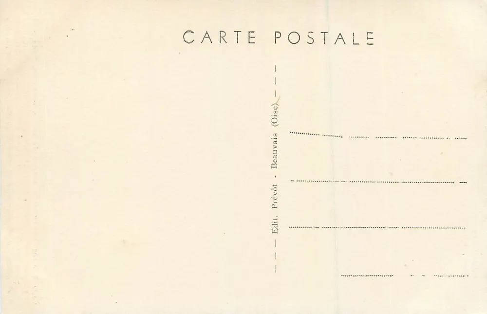 Die astronomische Uhr von Beauvais — A.-L. Vérité, Ingenieur-Bauer — Édit. Prévéot (Oise) - Rückseite