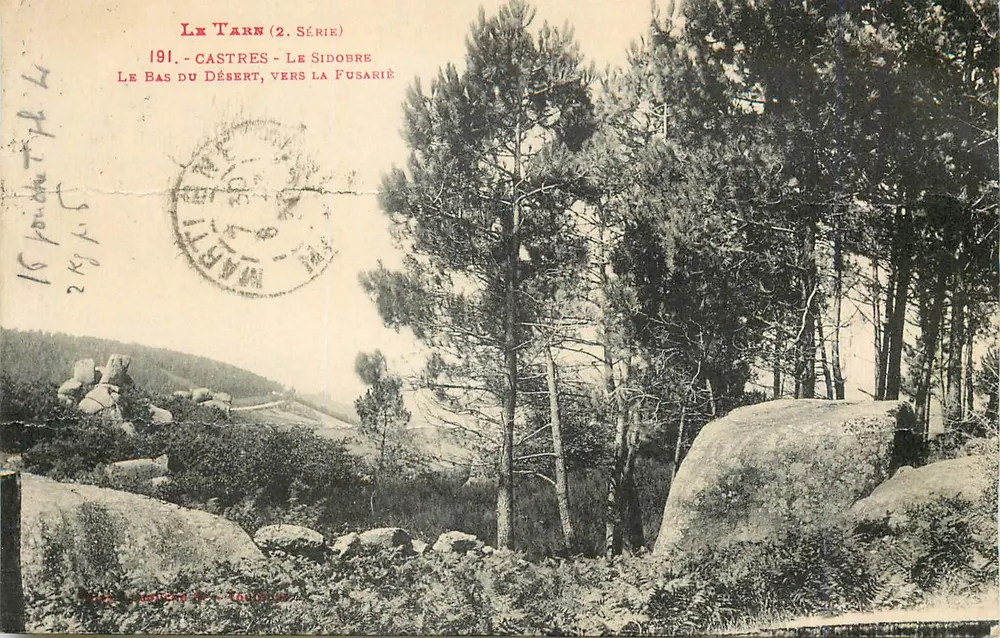 Der Tarn (2. Serie) - Castres - Le Sidobre - Das Untere Desert, nahe der Fusariè - Vorderseite