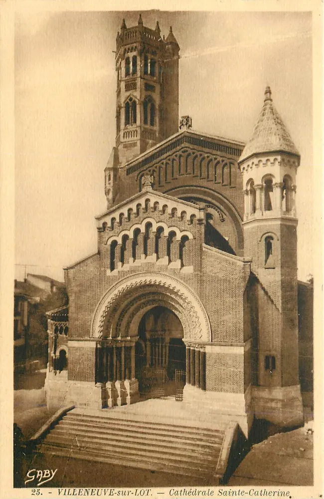 VILLENEUVE-sur-LOT — Kathedrale Sainte-Catherine — Gaby, Nr. 25 - Vorderseite