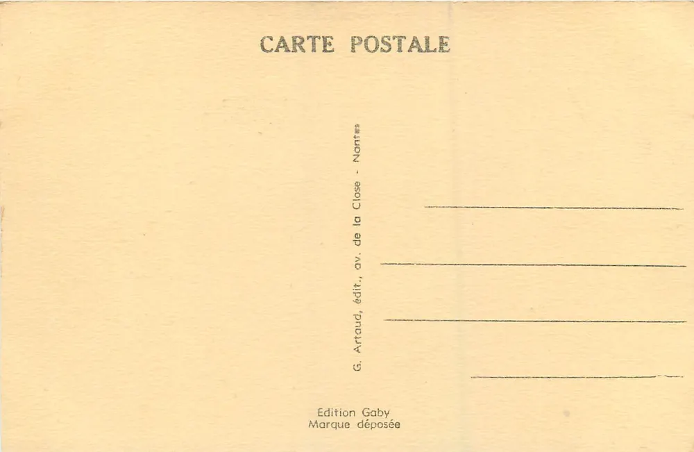 VILLENEUVE-sur-LOT — Kathedrale Sainte-Catherine — Gaby, Nr. 25 - Rückseite