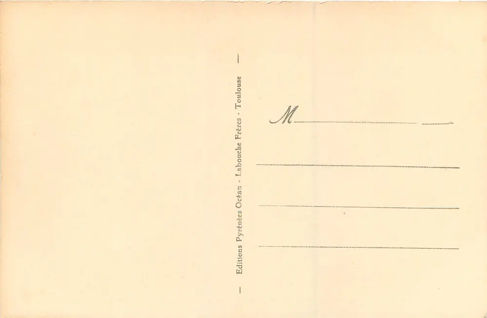 St-Bertrand-de-Comminges - A Catedral - Vista Geral — Editor LF Toulouse, n°21 - Verso