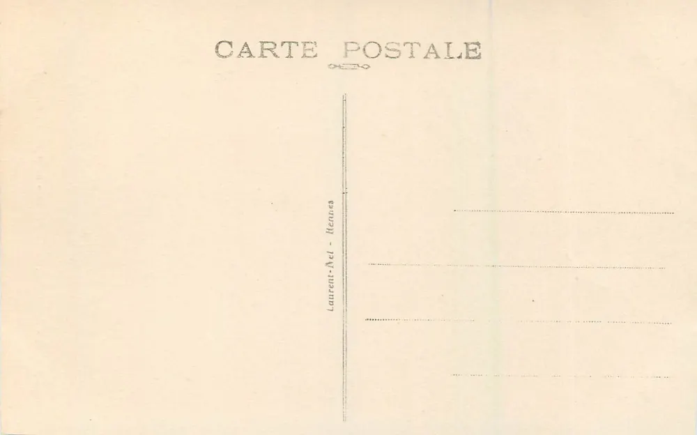 Josselin — La Fontaine de N.-D. du Roncier — éditeur Laurent-Nel - Henneces, n° 4522 - Verso