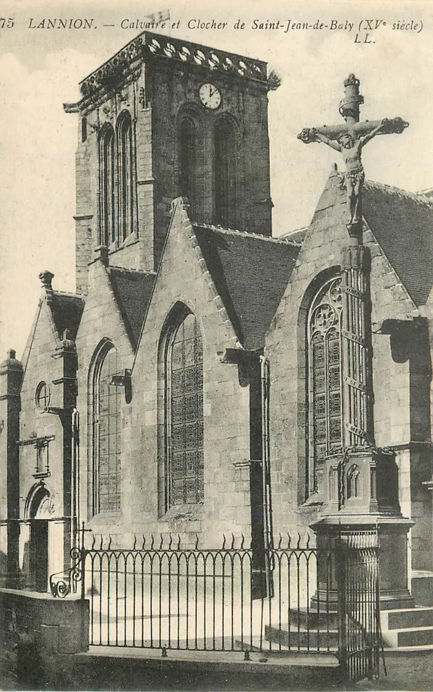 Lannion — Calvaire et Clocher de Saint-Jean-de-Baly (XVe siècle) - Vorderseite