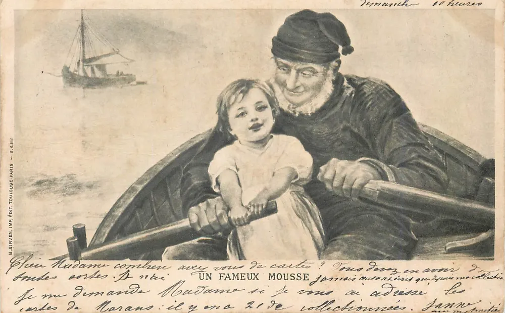 Um famoso mousse — Editor B. Sirven, Imp. Édit. Toulouse — S. 2.211 - Frente