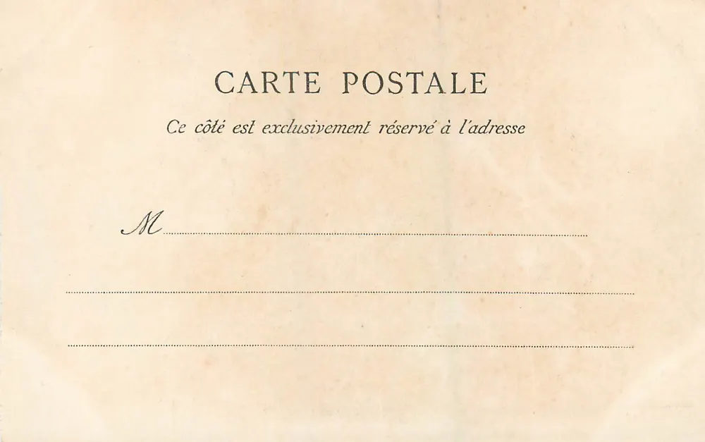 Pau — Cour intérieure du Château — Éditeur non identifié, n° 22 - Verso