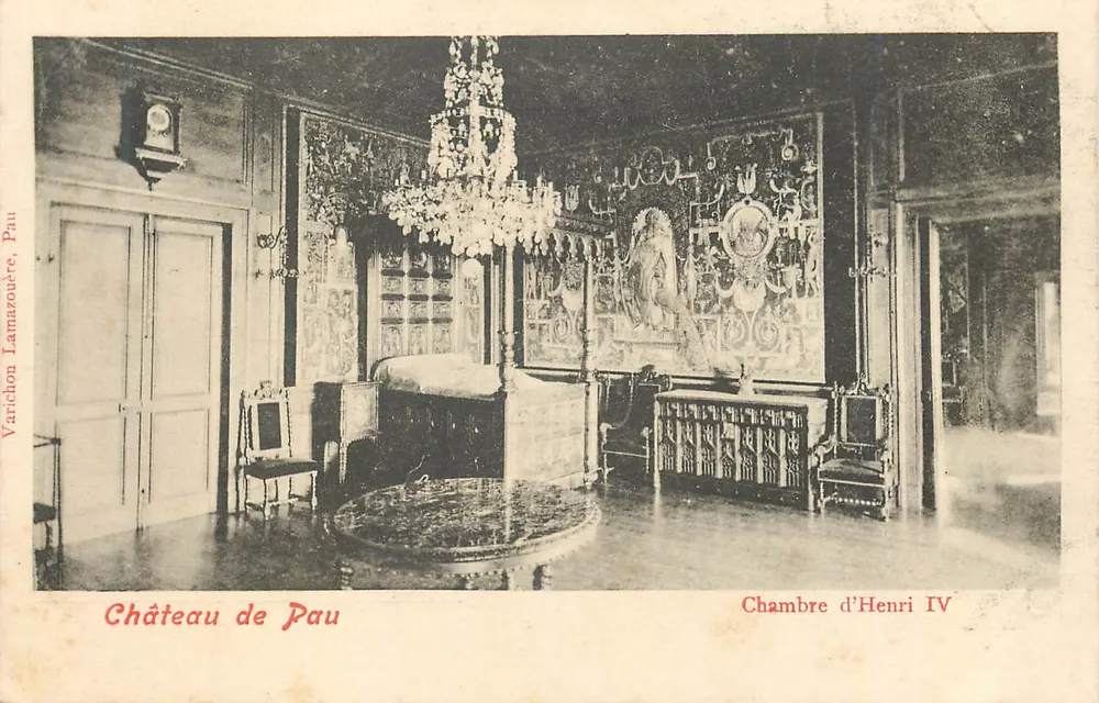 Castelo de Pau — Quarto de Henrique IV — Varichon Lamazouëte, Pau - Frente