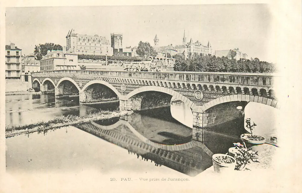 Pau — Vista tirada de Jurançon — Editor não identificado, n° 20 - Frente