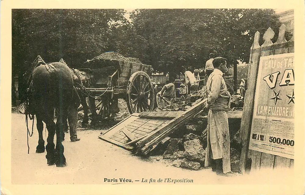 Paris Vécu — O fim da Exposição — Editor Paris Vécu, n° de série B87 - Frente