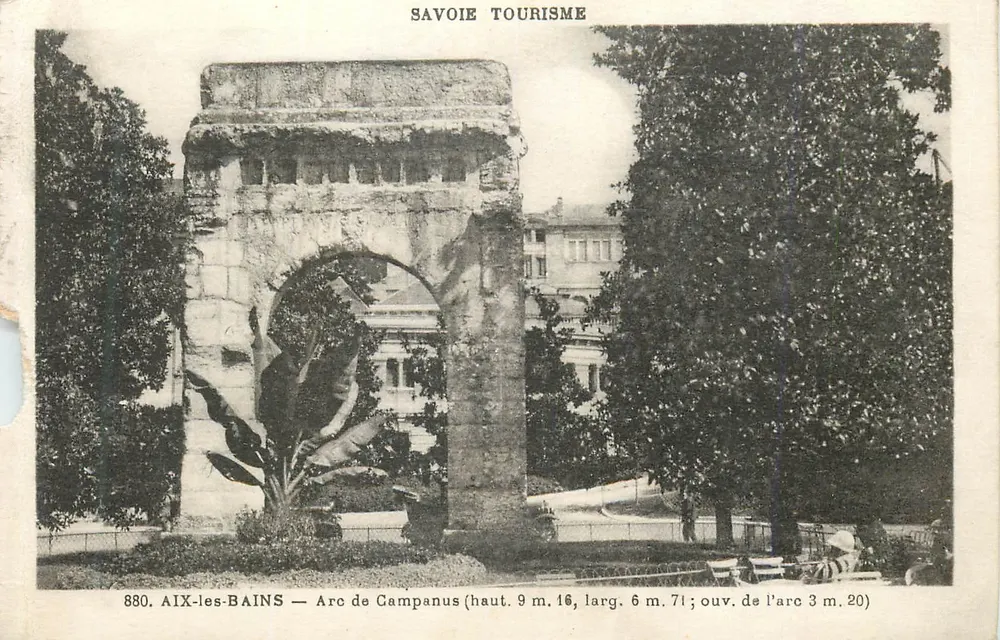 AIX-LES-BAINS — Arco de Campanus — Savoie Tourisme - Frente