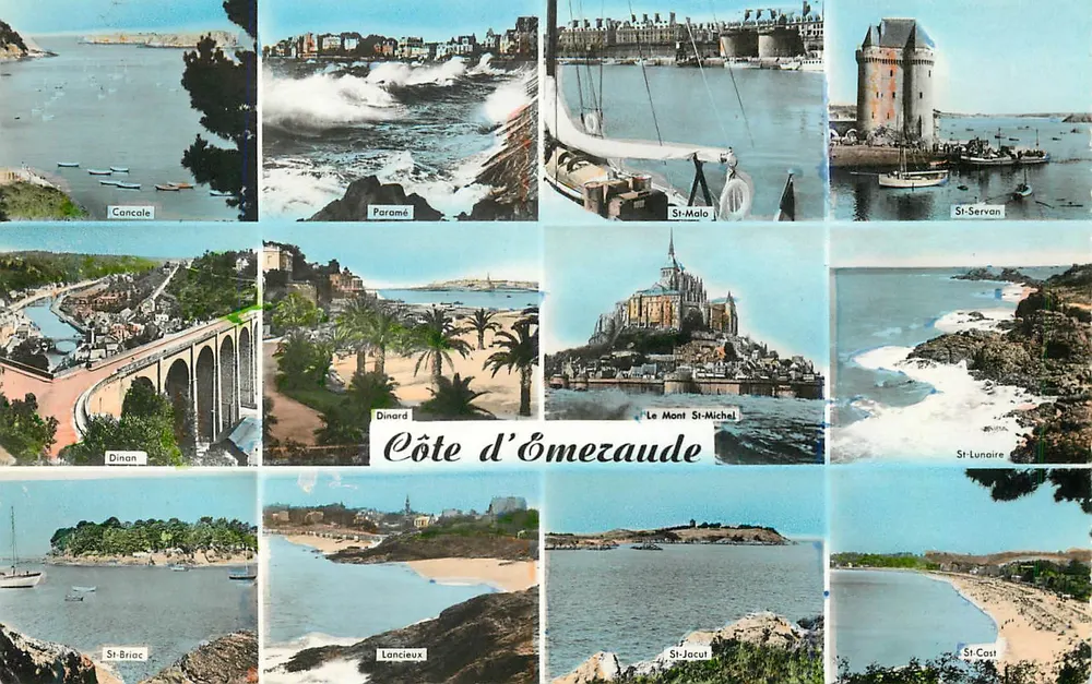 Côte d'Émeraude — Küstenorte der Bretagne — R.A.D.I. Photo, Nr. 1156 - Vorderseite