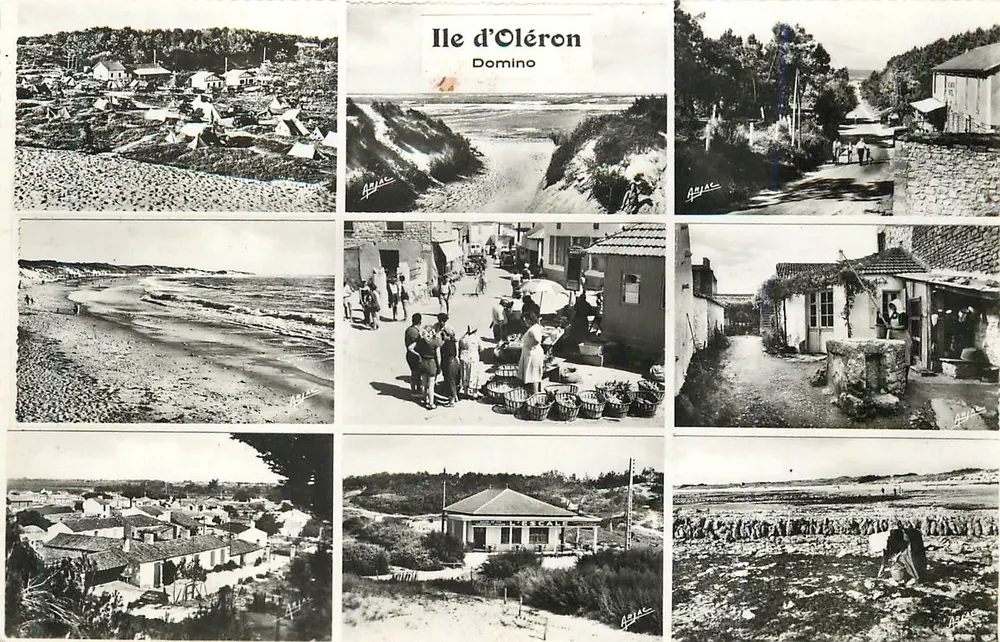 Ilha de Oléron — Domino — Edição Oléronnaise ARJAC-Photo - Frente