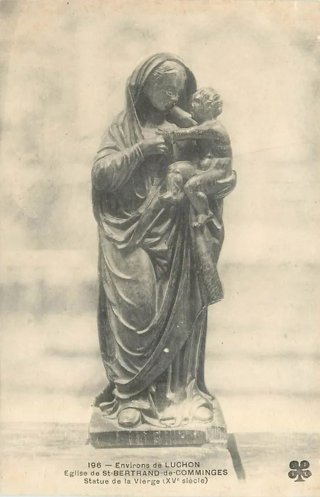 Statue der Jungfrau — Kirche St-Bertrand-de-Comminges — Luchon - Vorderseite