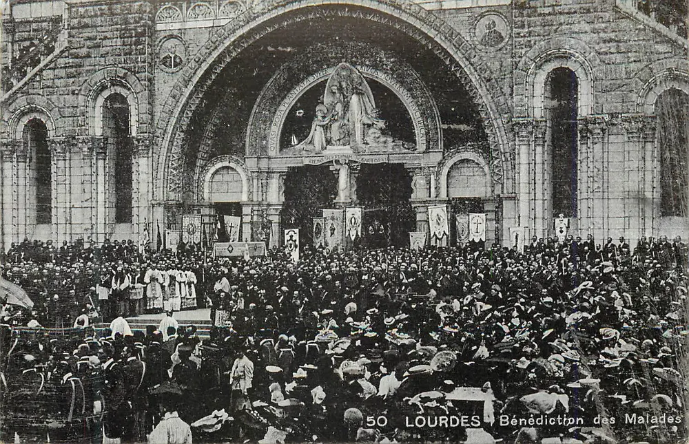 Lourdes — Bênção dos Doentes — Editor Lourdes, n°50 - Frente