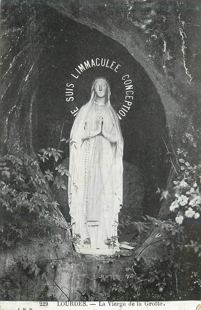 Lourdes — La Vierge de la Grotte — ANR 229 - Recto