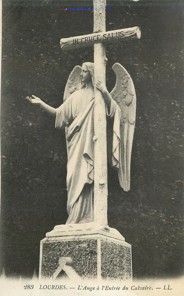 Lourdes — L'Ange à l'Entrée du Calvaire — LL, n° 283 - Recto
