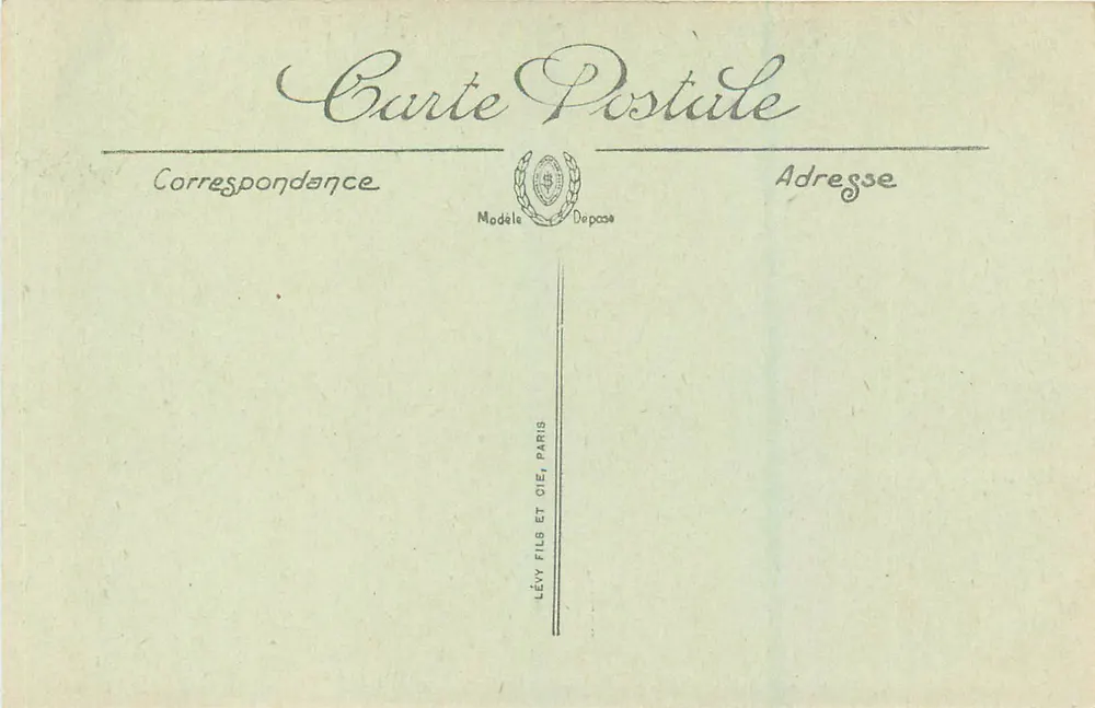 Lourdes — La Basilique et l'Abri du Pèlerin — LL. — N° 235 - Verso
