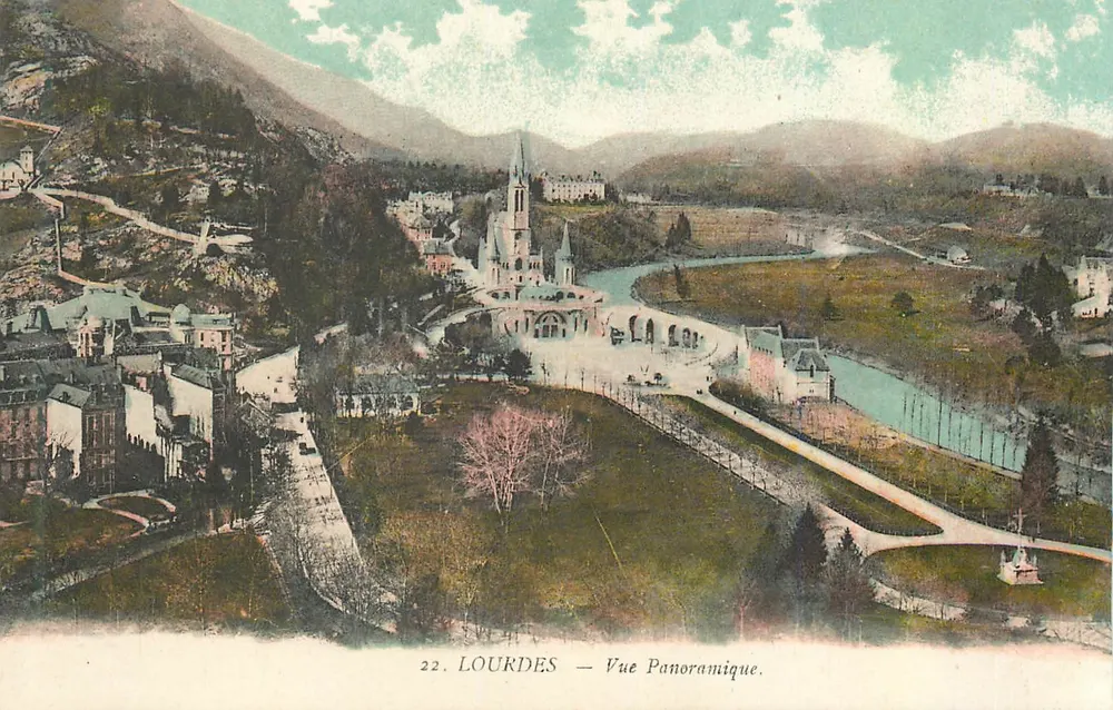 Lourdes — Vista Panorâmica — Edição F. Viron, n°22 - Frente