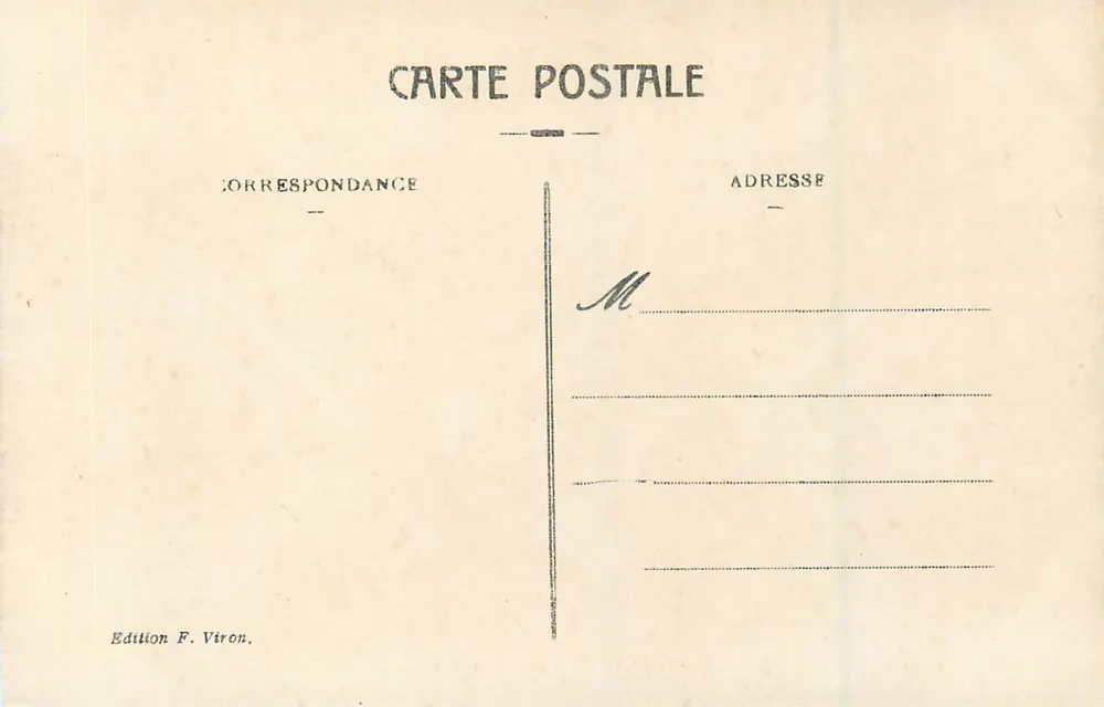 Lourdes — Vista Panorâmica — Edição F. Viron, n°22 - Verso