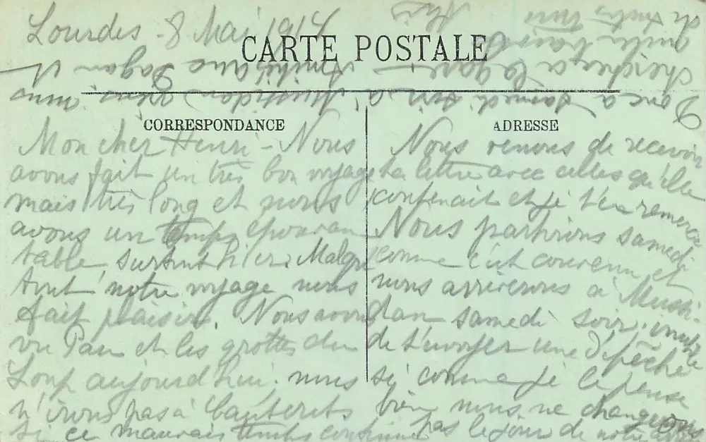 Lourdes — A Basílica — LL. - Verso