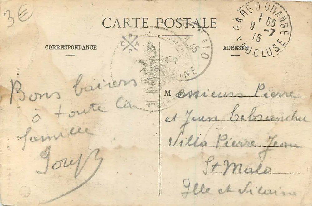 Valência - O Pendentif — Coleção P. Peyrouze, n°30 - Verso