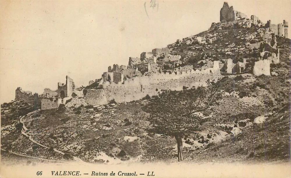 Valência — Ruínas de Crussol — LL - Frente