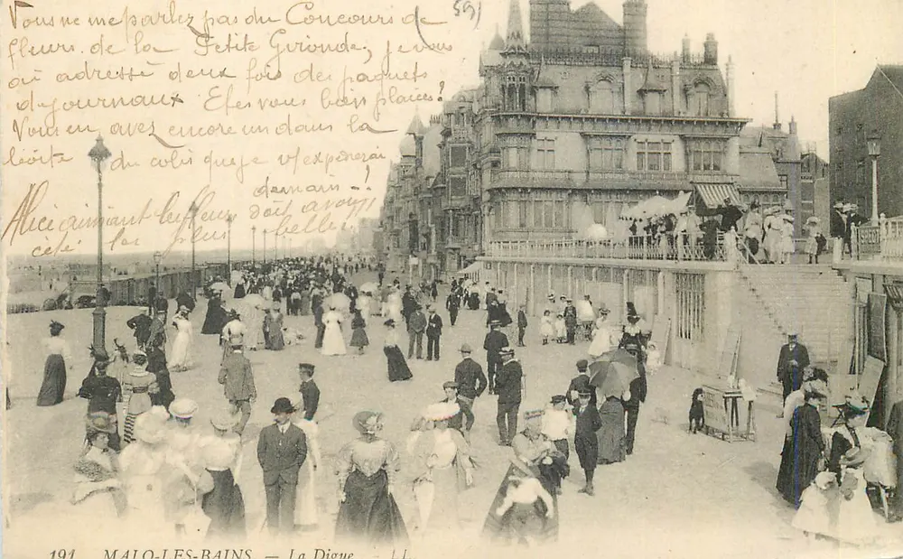 Malo-les-Bains — A Digue — Concurso de Flores da Petite Grivonde - Frente