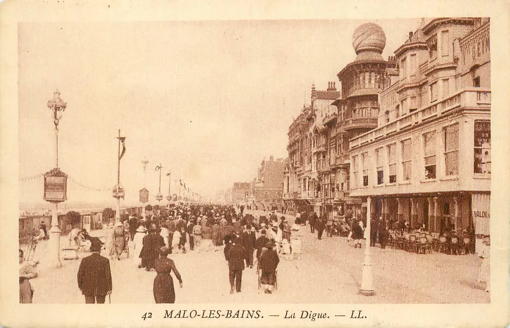 Malo-les-Bains — A Digue — LL. — n°42 - Frente