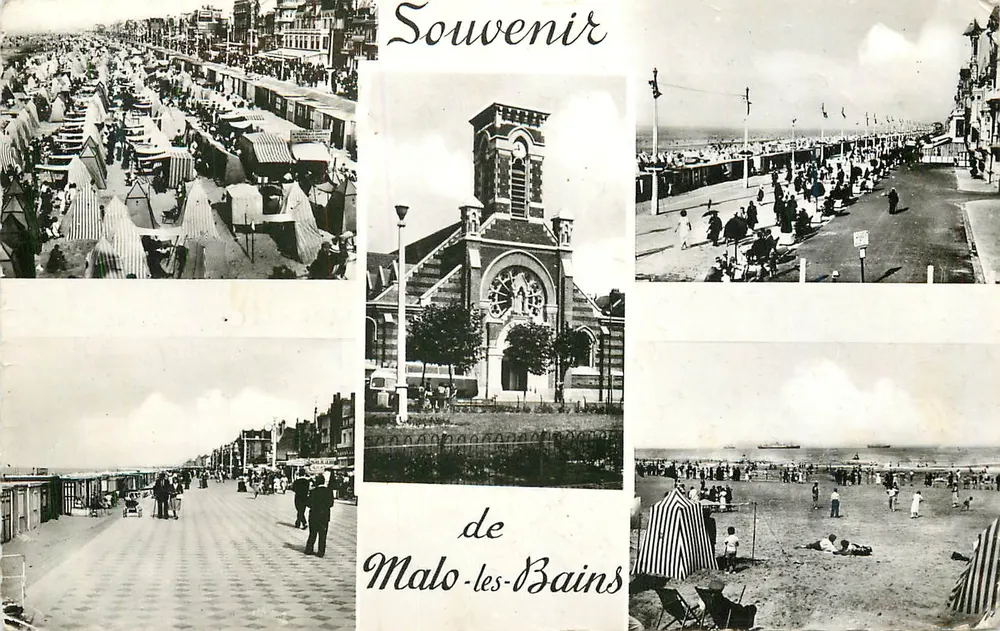 Malo-les-Bains — Lembrete — Edição GORLIER & CAILTEUX - Lille - Frente