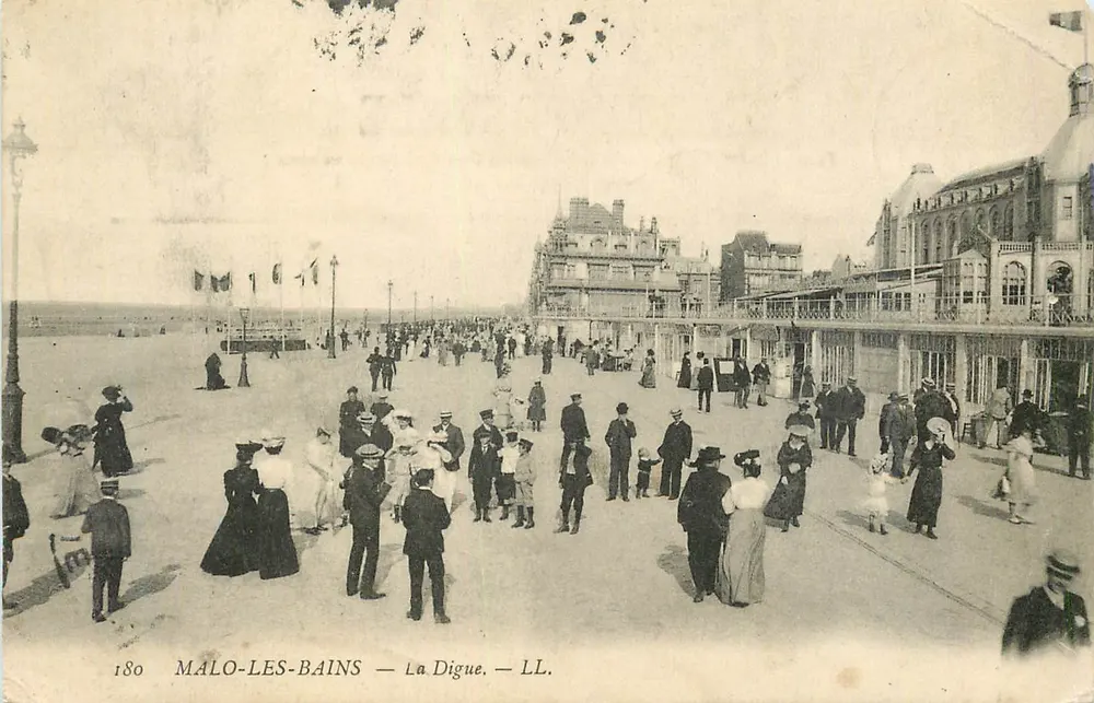 Malo-les-Bains — De Digue — LL. — n°180 - Voorkant