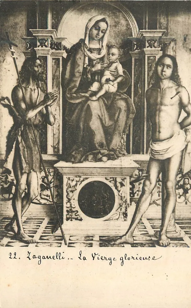 The Glorious Virgin — work of Zaganello — n°22 - Front