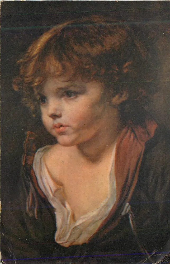 Porträt eines jungen Jungen — Greuze — Comité National de l'Enfance, Paris - Vorderseite