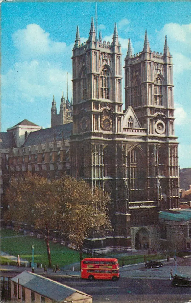 Abadia de Westminster — Londres — Valentine's Valuxe, n° ET.2764R - Frente