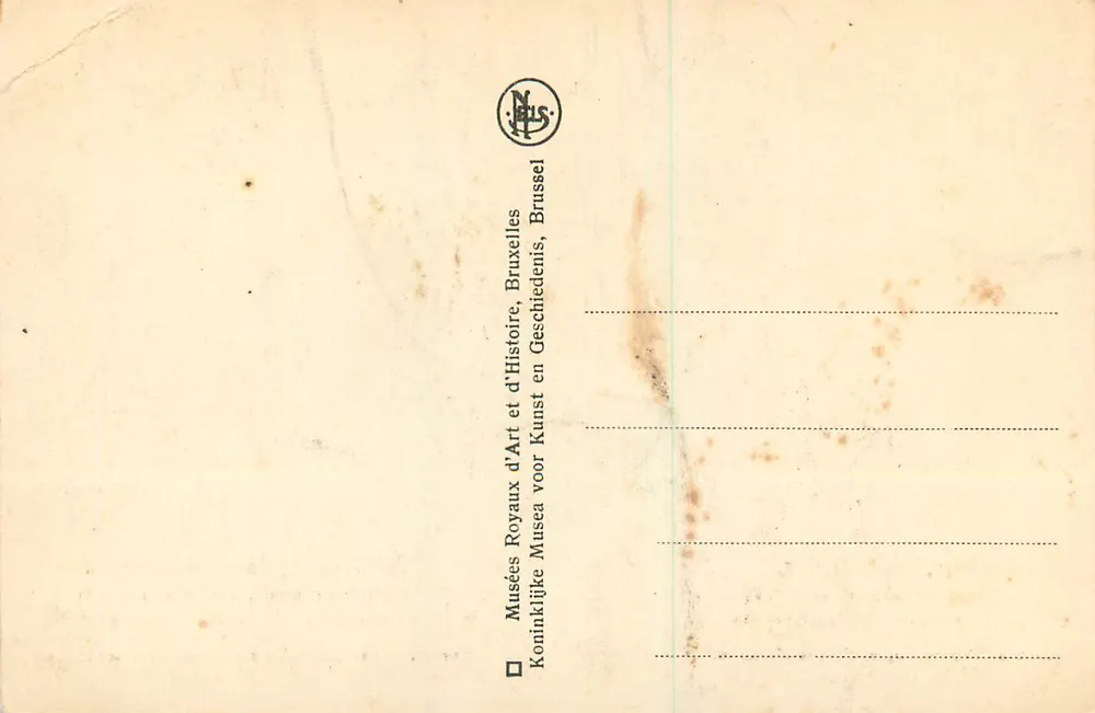 Canthare unterschrieben von Douris — Tonware aus dem frühen 5. Jahrhundert v. Chr. — Königliche Museen für Kunst und Geschichte, Brüssel, Nr. V. 25 - Rückseite