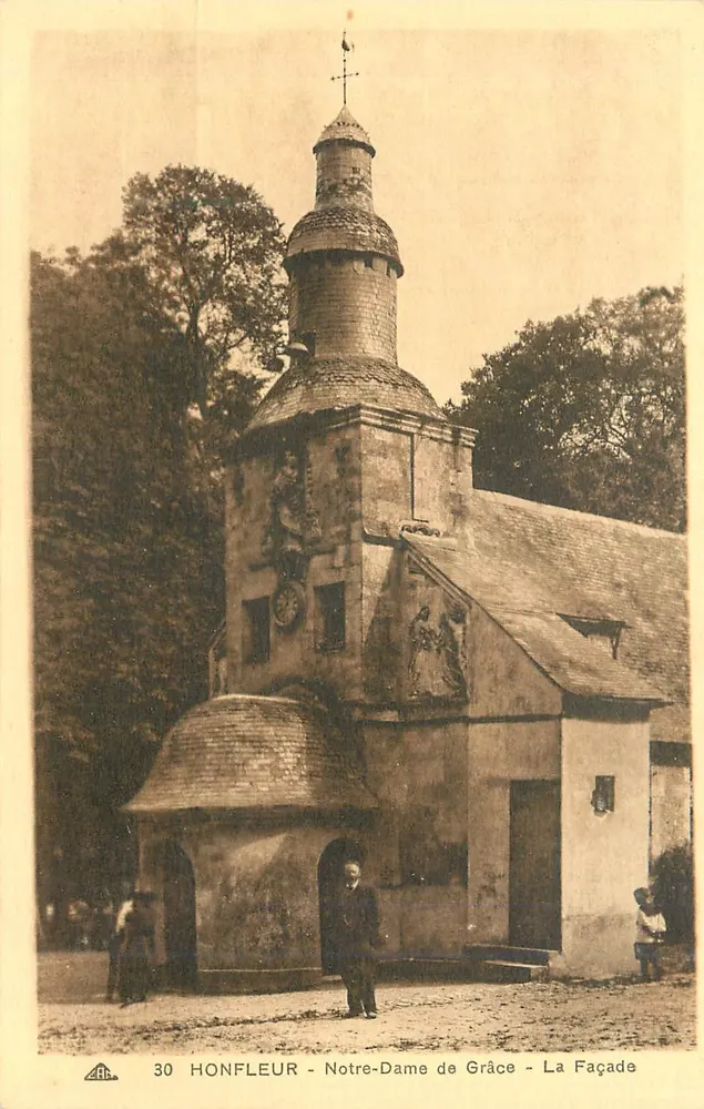 Honfleur - Nossa Senhora da Graça - A Fachada - Frente