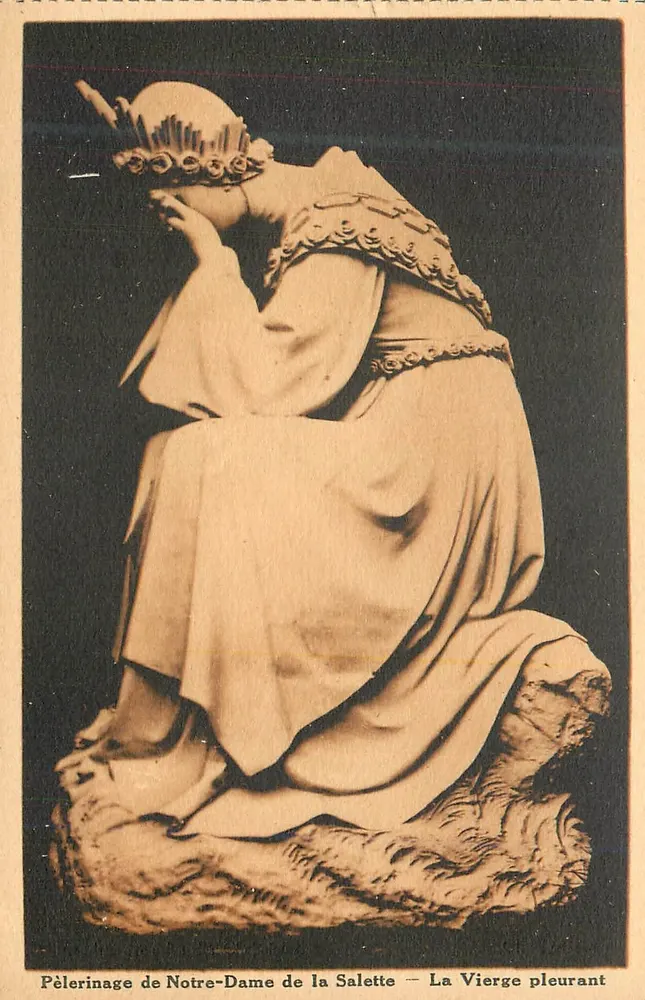 Pilgerung zu Notre-Dame de la Salette — Die weinende Jungfrau - Vorderseite