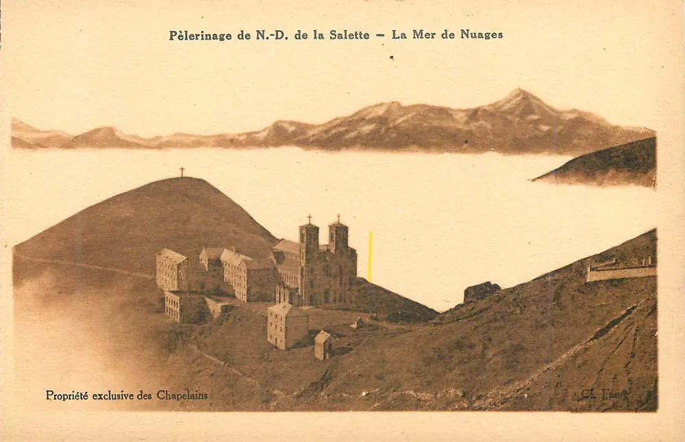 Pilgerreise zur Jungfrau von La Salette — Das Meer der Wolken — CL. Franc - Vorderseite