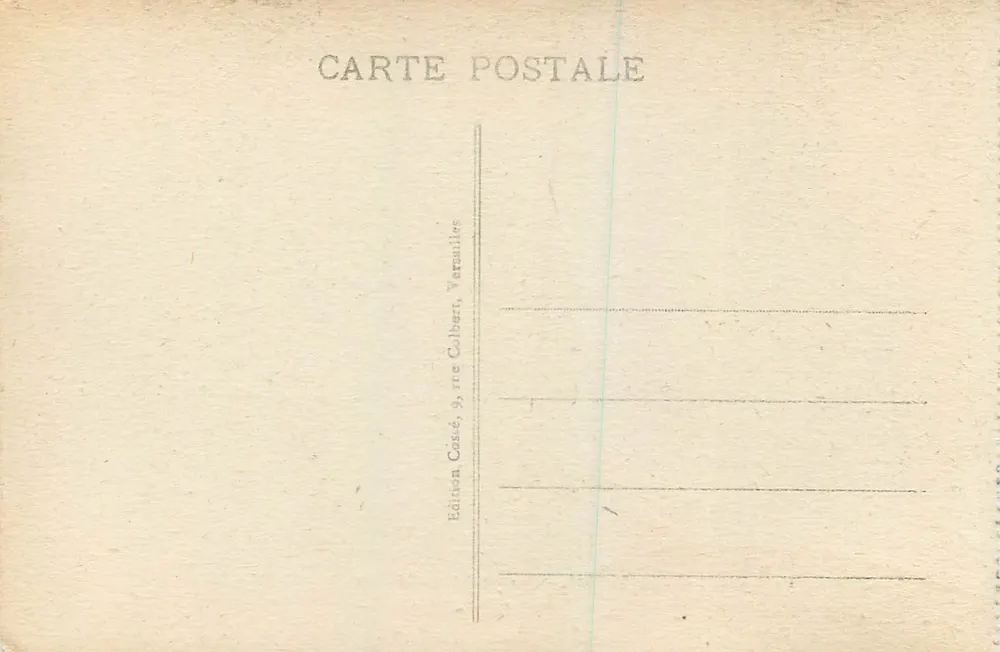 Versailles — Galeria das Batalhas — Edição Calbert, Versailles - Verso
