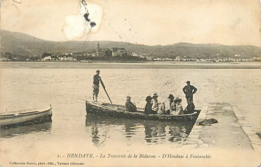 Hendaye - Überquerung der Bidassoa - Von Hendaye nach Fontarabie - Vorderseite