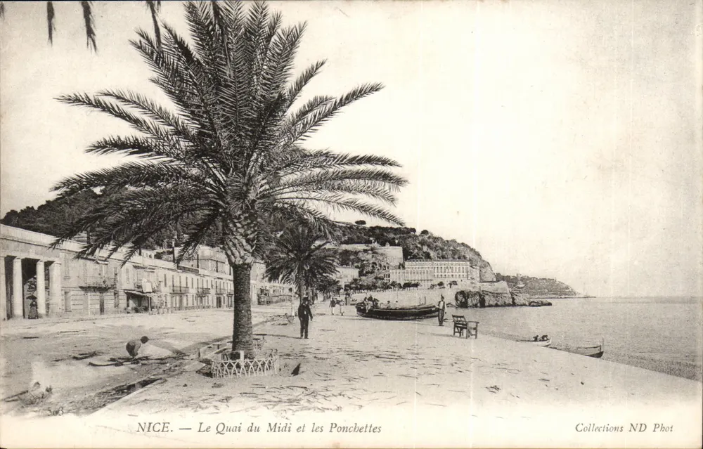 NICE — Le Quai du Midi et les Poncbettes — Collections ND Phot - Recto