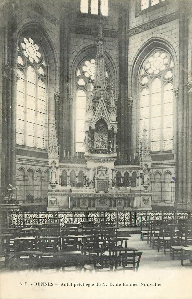 Rennes — Privilegierter Altar der N.-D. de Bonnes Nouvelles — A.G. - Vorderseite