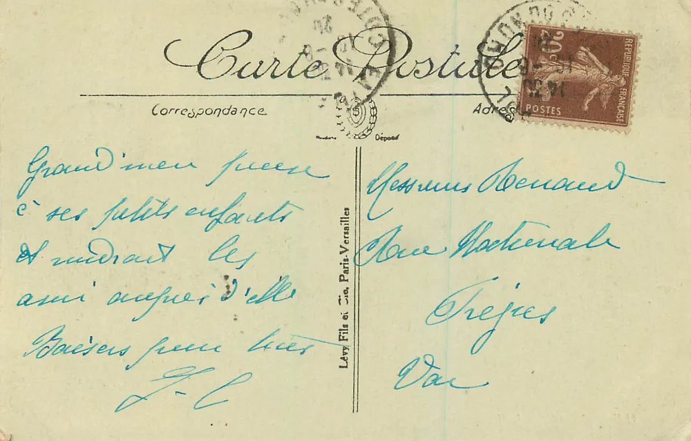 Ilha Bréhat — Le Port-Clos — I.L. - Verso