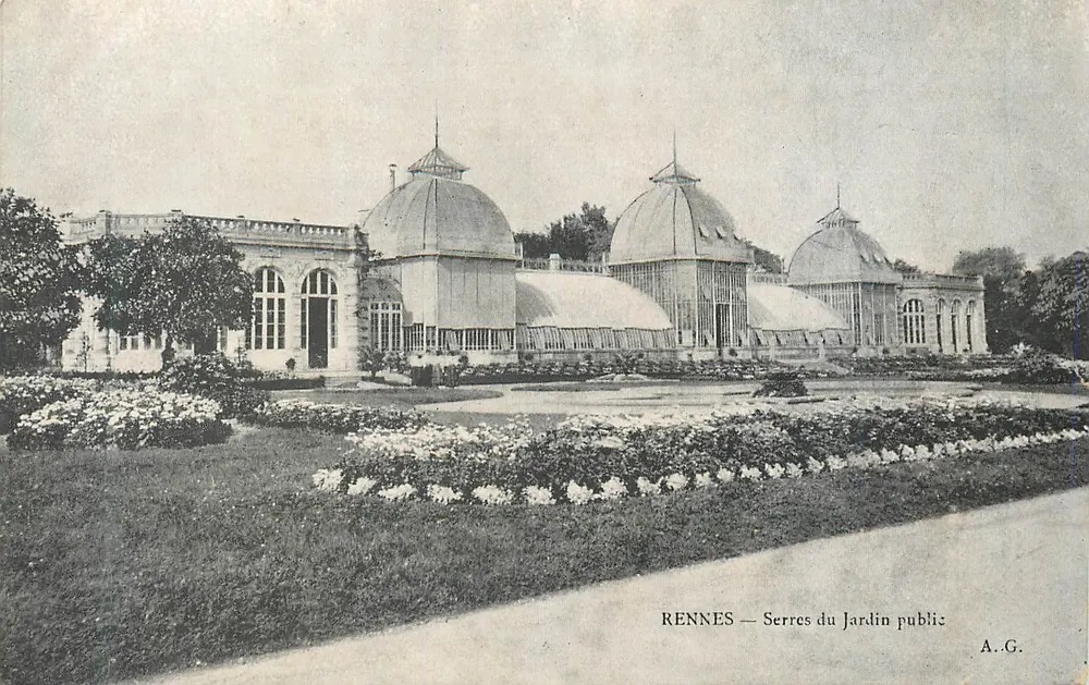 Rennes — Serres do Jardim Público — A.G. - Frente
