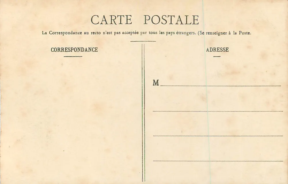 Port-Louis - Die Citadel - Ansicht aus der Bucht — Sammlung H. L. M. - Rückseite