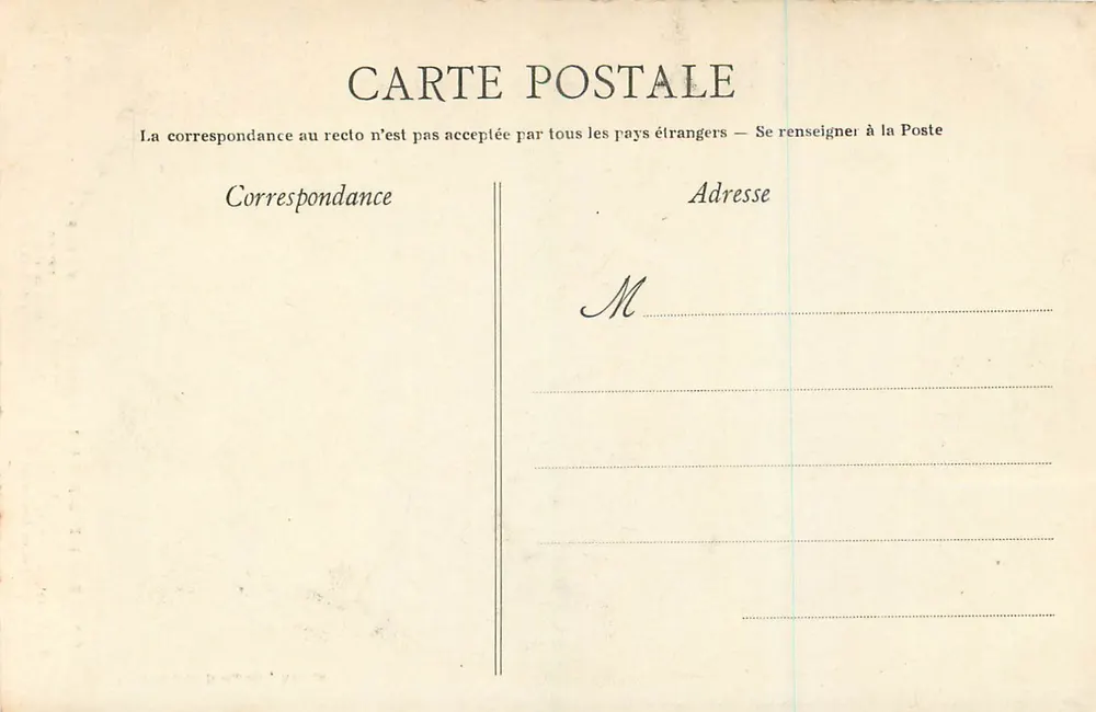 Notre-Dame des Miracles — Kirche St-Sauveur in Rennes — Sammlung A. Debaud - Rückseite