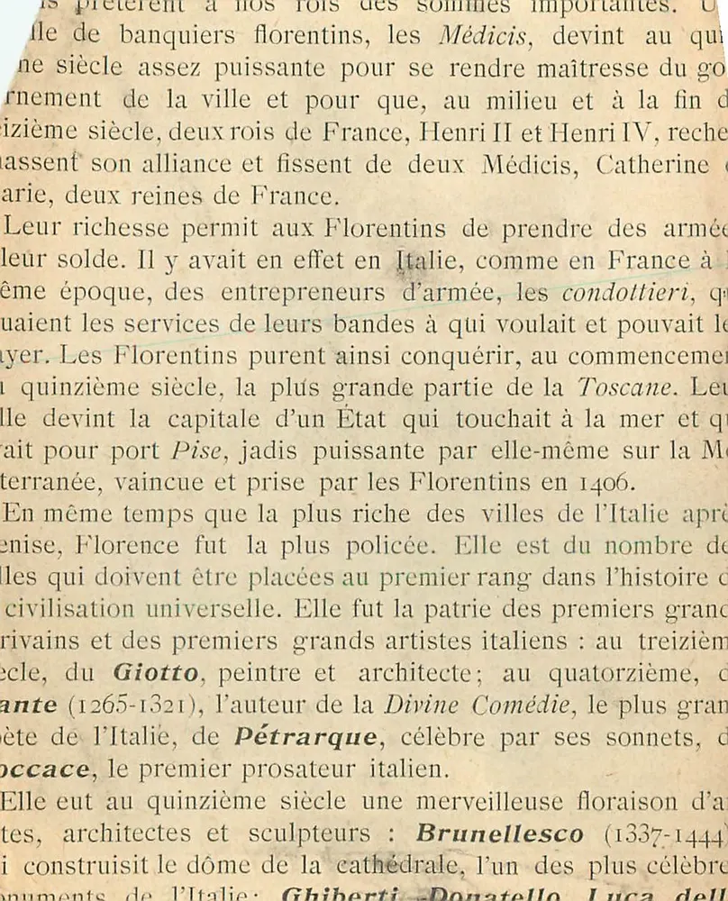 Florenz — Das Alte Palast oder Palazzo della Signoria — Unbekannter Verlag, Seriennummer nicht sichtbar - Rückseite